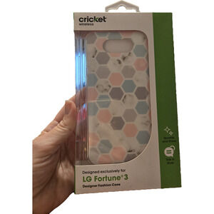 Cricket LG Fortune 3 colorful phone case